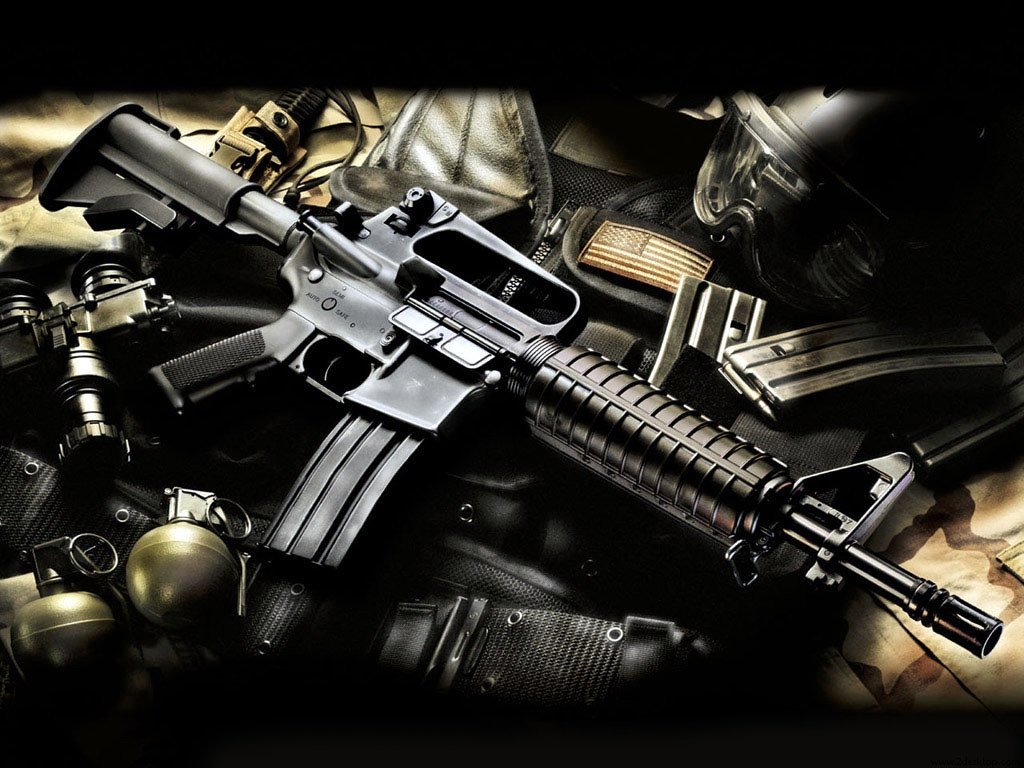 HD M16 Rifle Wallpapers ~ Military WallBase