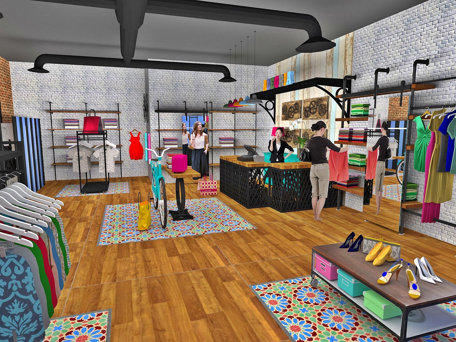 Diseño de Interiores: Escuela de Arte de Motril: Tienda de ...