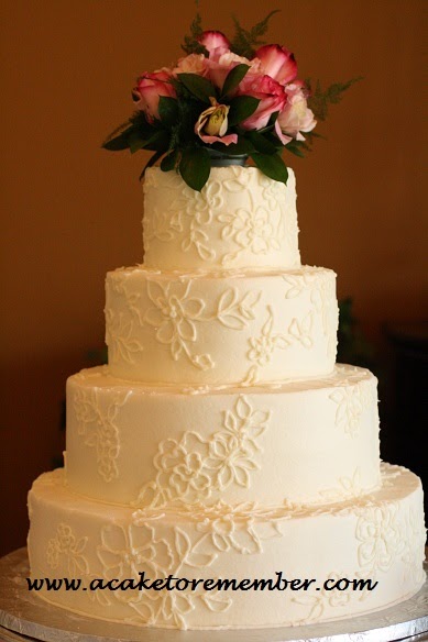 A Cake To Remember VA: Lace Wedding Cakes