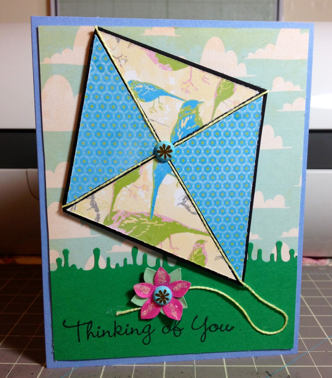  Marilyn's Cricut Cards Kite Card