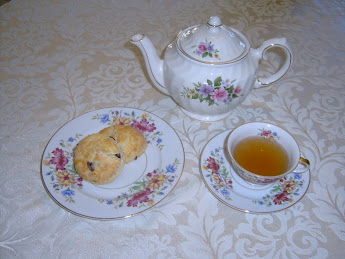 Cranberry Scones & Tea