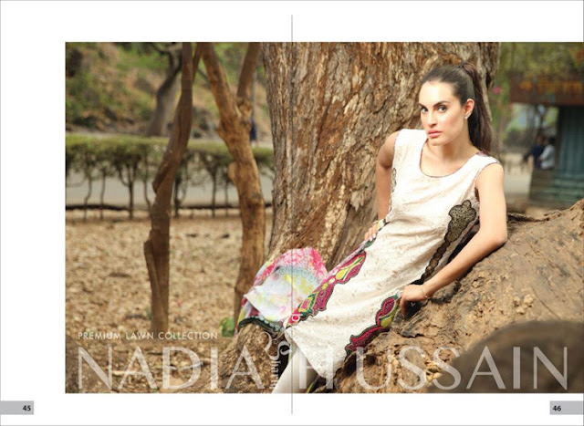 Nadia Hussain Premium Summer Lawn Collection 2013 By Shariq Textiles