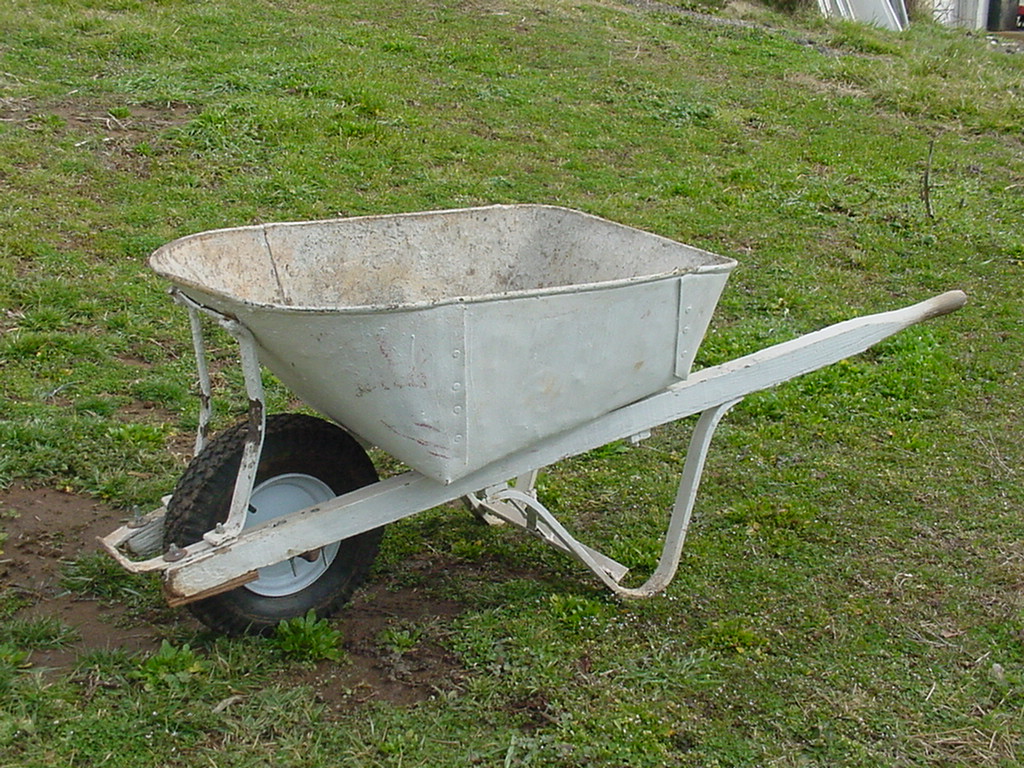 how to make a wooden wheelbarrow
