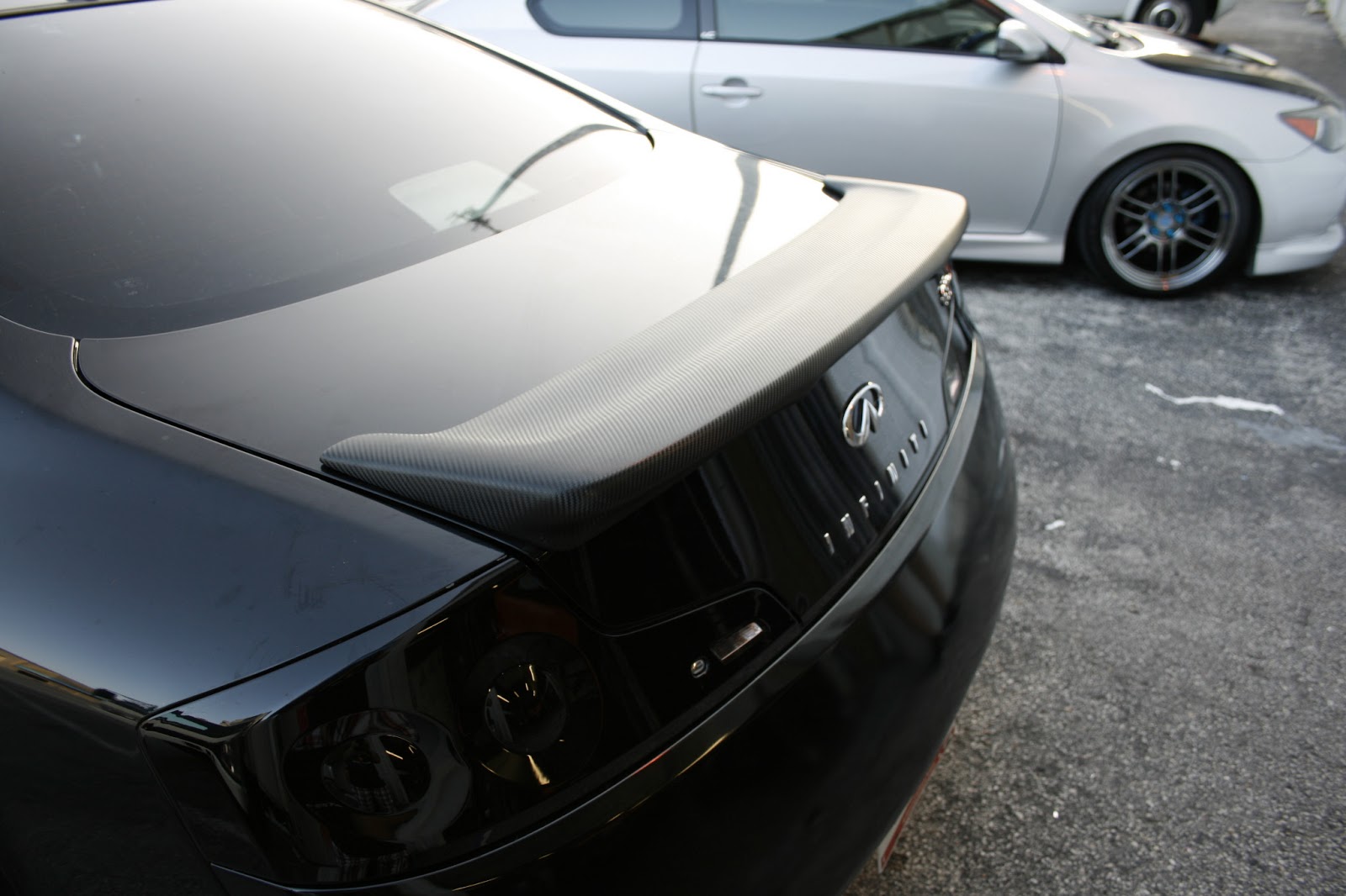Infiniti G35 Roof Wrap Carbon Fiber Fort Lauderdale Florida