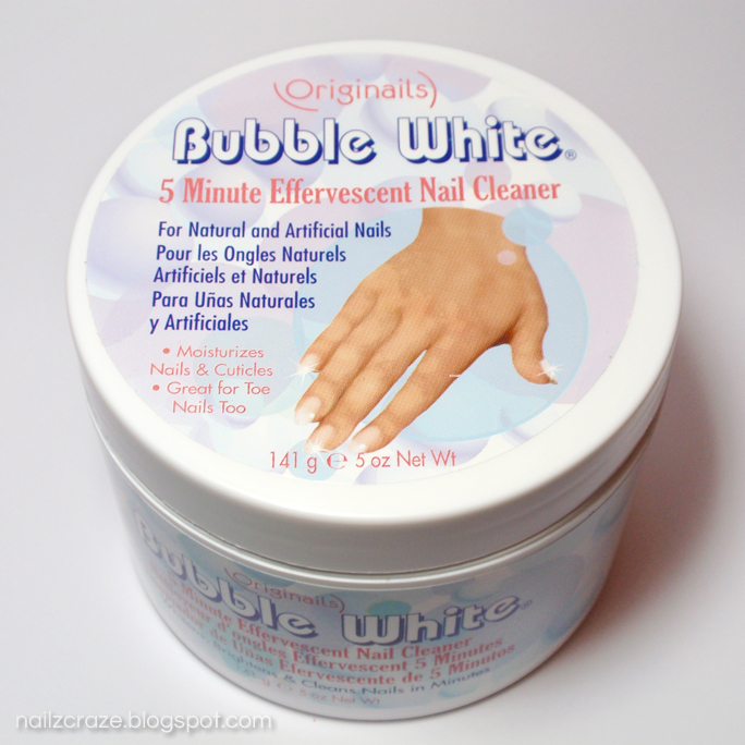 Bubble White 5 Minute Effervescent Nail Cleaner Review Nailz Craze