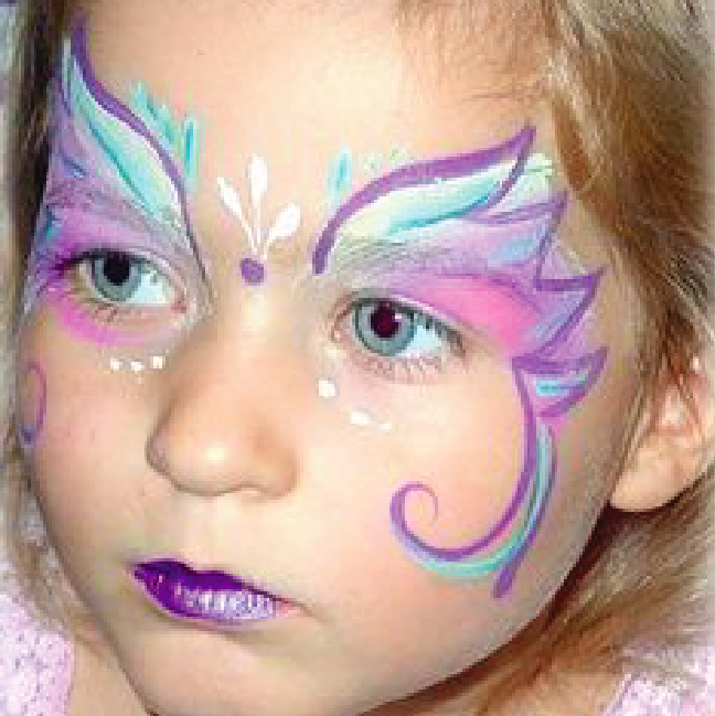 Maquillaje para niña de mariposa - Imagui