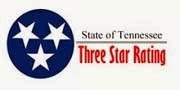 THREE-STAR RATED BY THE STATE OF TENNESSEE!