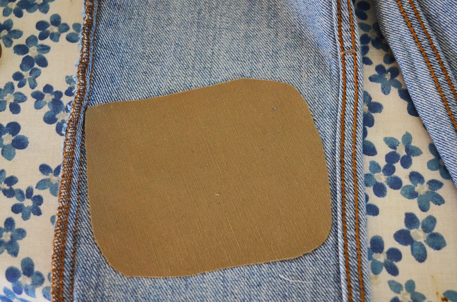  4 Pack Backing Patches - Super Strong Iron on Denim