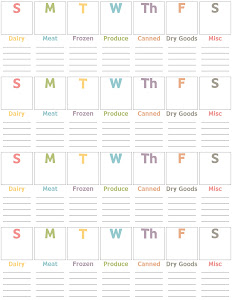 4-Week Meal Plan