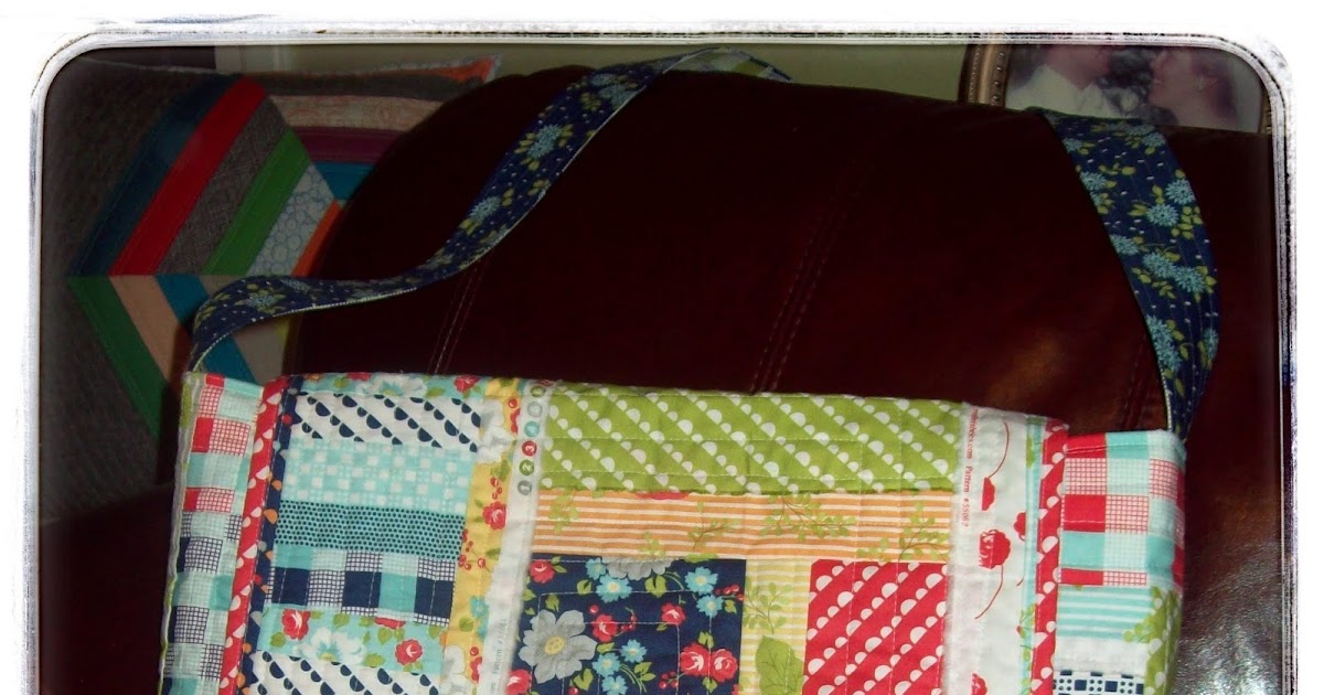 My Quilt Diet... Temple Bag (aka HUGE messenger bag) Quilt Along