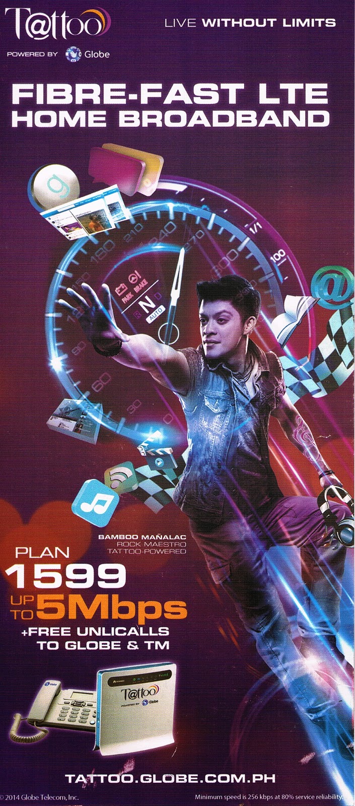 globe tattoo home broadband internet new globe tattoo home fibre globelines broadband flyers