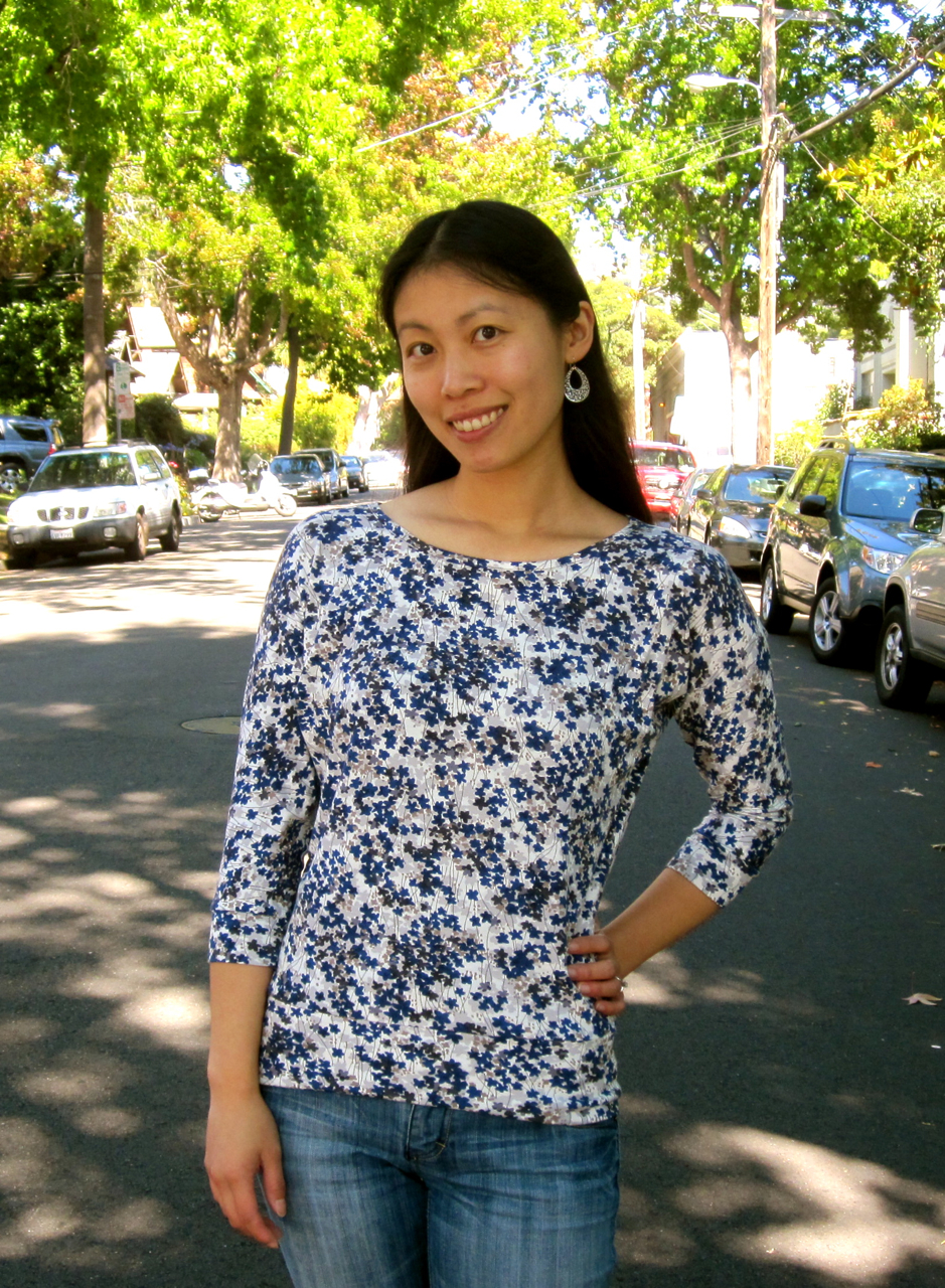Cation Designs: Free Sewing Pattern: Dolman Sleeve Top