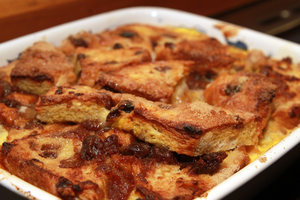 The Chicken Keeper's Kitchen Mincemeat Bread and Butter Pudding