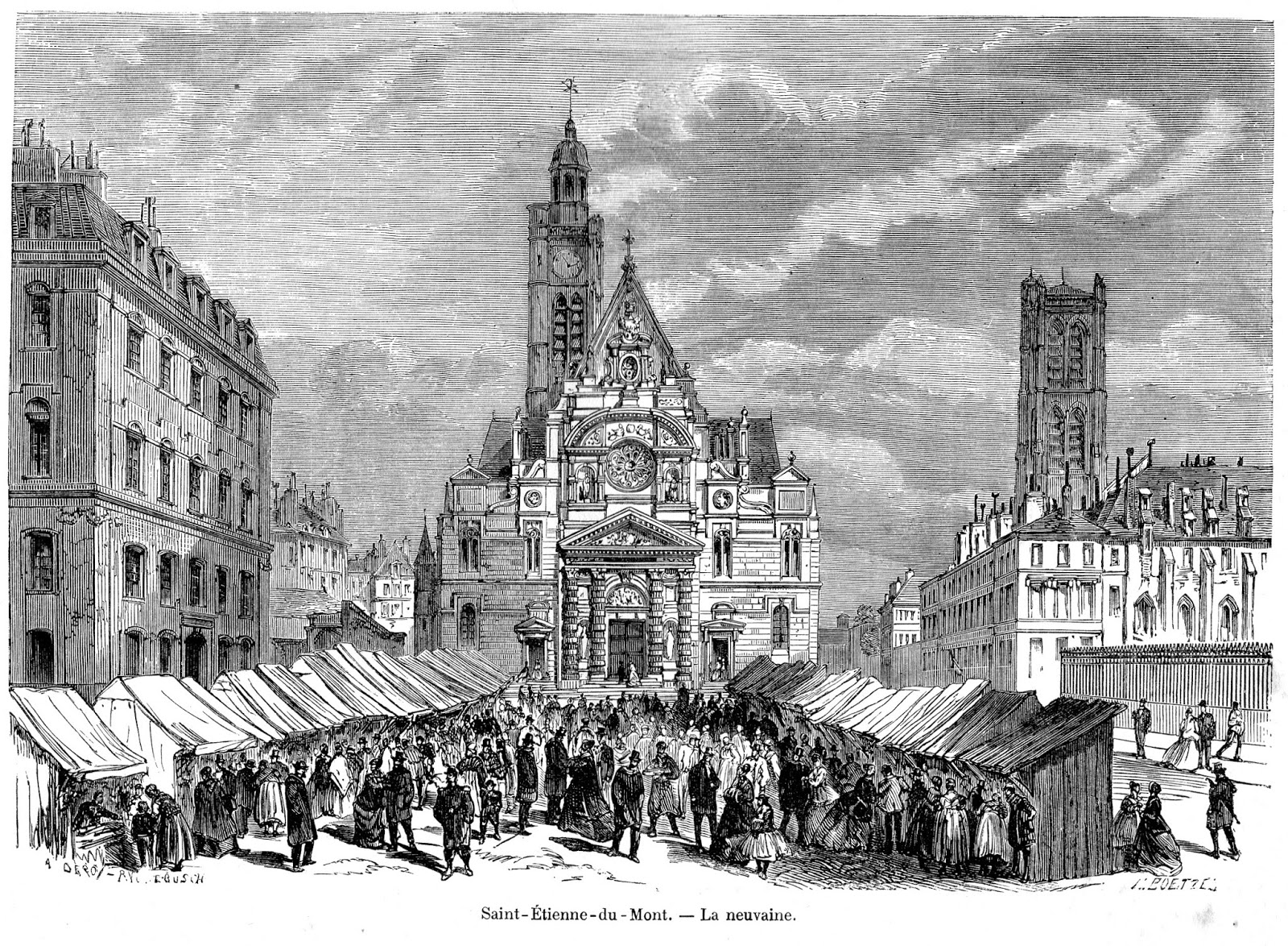 Chroniques du temps passé La fête de sainteGeneviève.