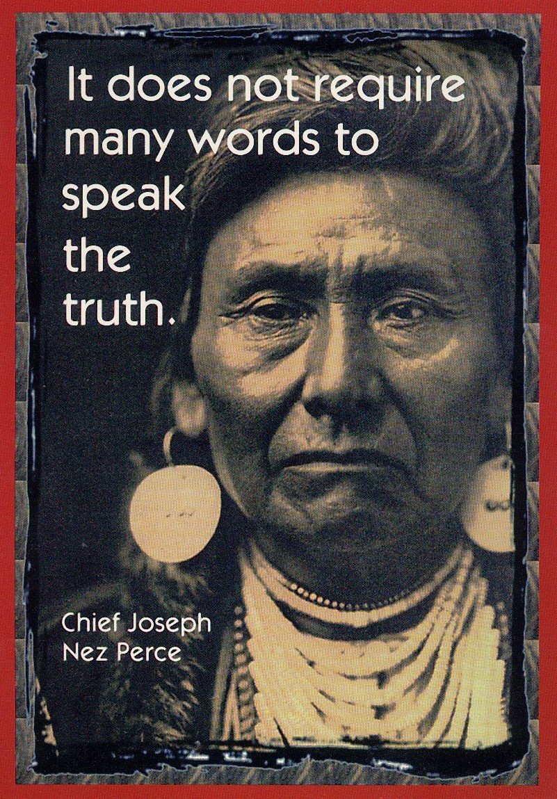 New Native American Legends Everyday: Chief Joseph, Nez Perce