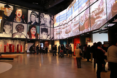 Canadian Journeys Gallery at the Canadian Museum for Human Rights.