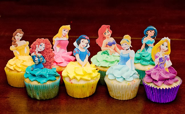 Disney Princess Inspired Cupcakes images