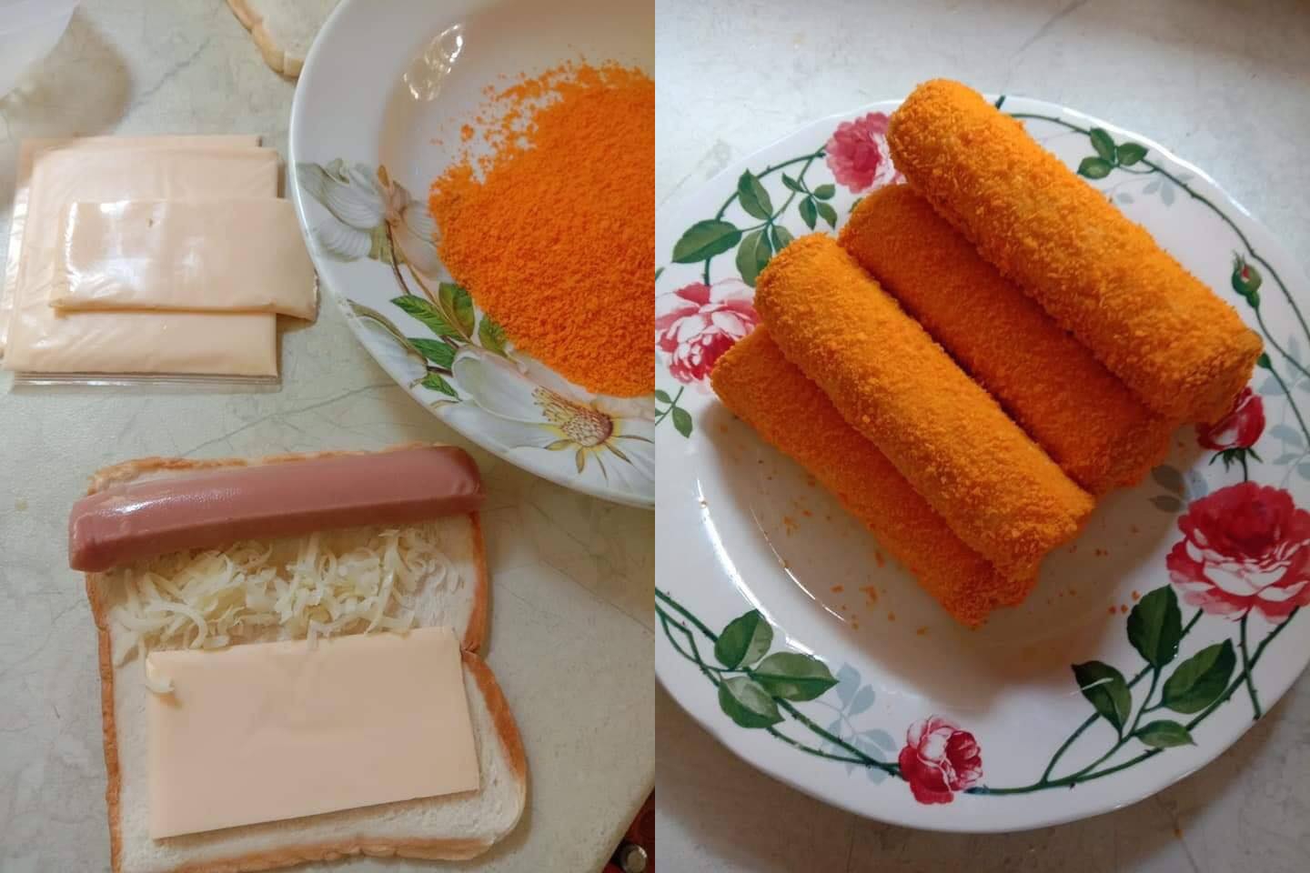 Roti Gulung Sosej Cheese Super Senang Sedap Abang