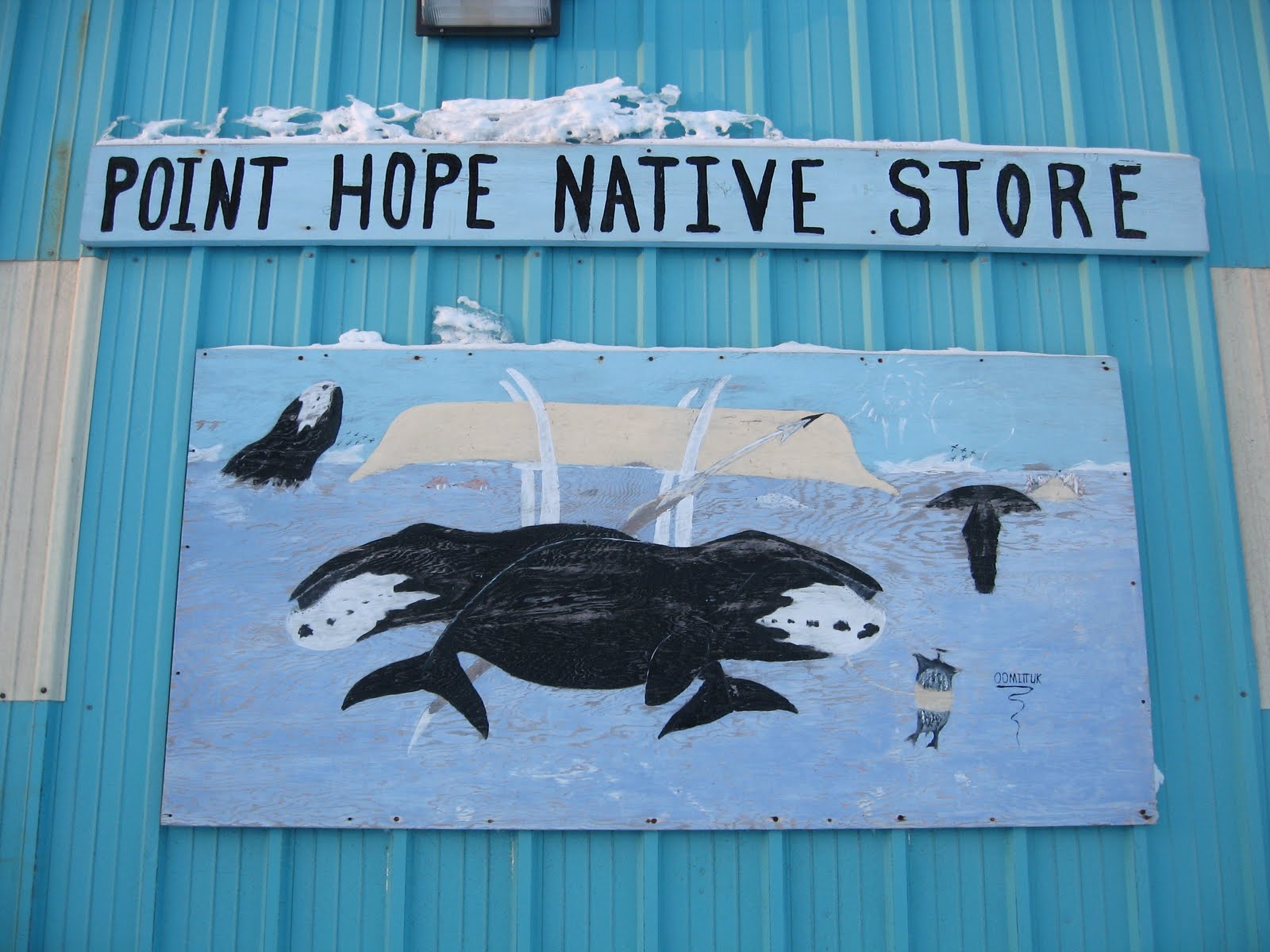 Ultima Thule Point Hope, overlooking the Chukchi Sea