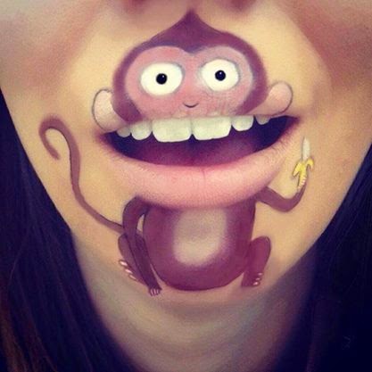creative mouth painting
