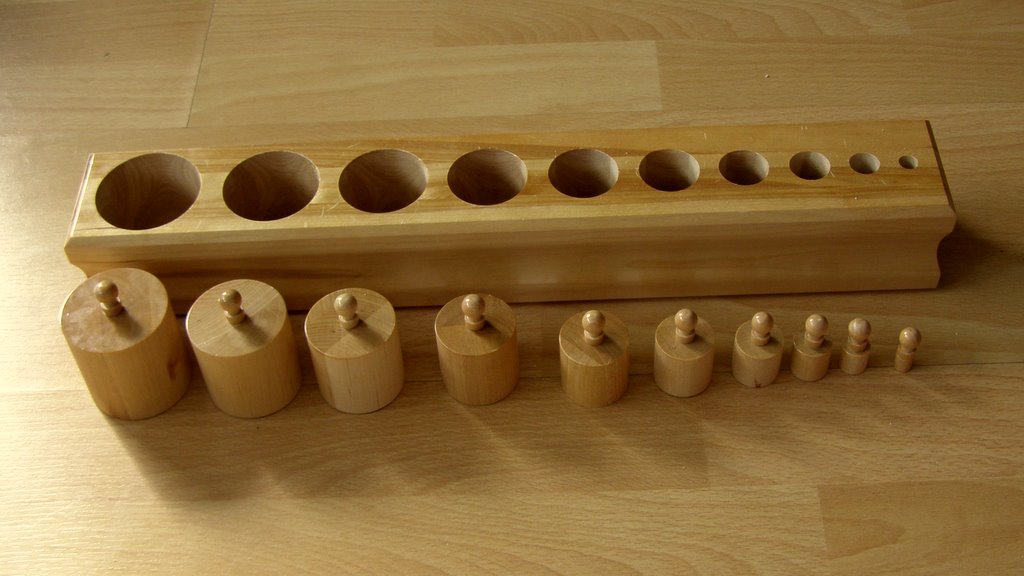 Poznajemy Montessori Cylinders Blocks 2