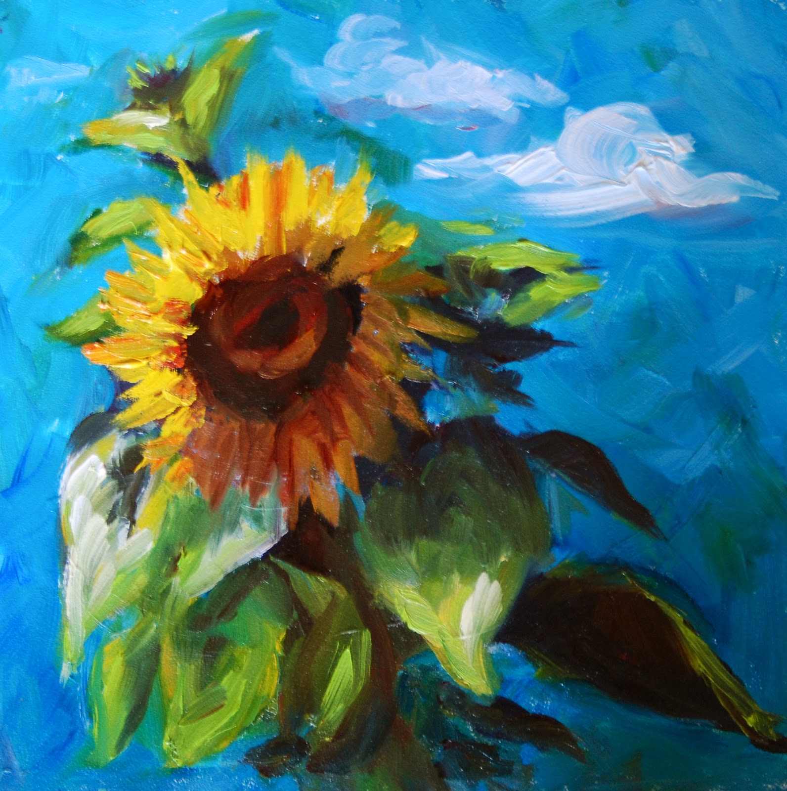Kristen ReitzGreen Impressionist Flower Paintings Galore!