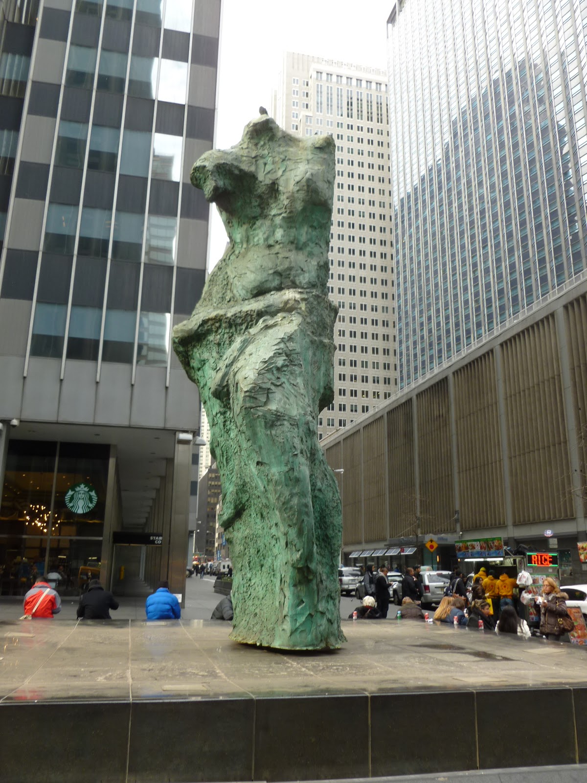 Photoops Figurative Public Sculpture Looking Towards The Avenue NY, NY