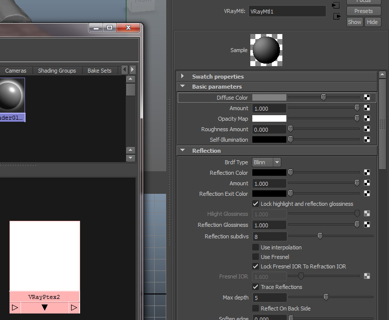 Maya Material Editor digestfasr