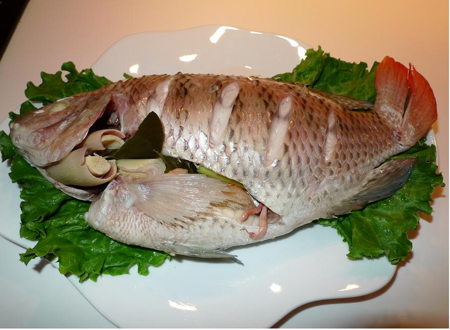 Amporn's Thai Kitchen Thai Steamed Fish with Lime Sauce