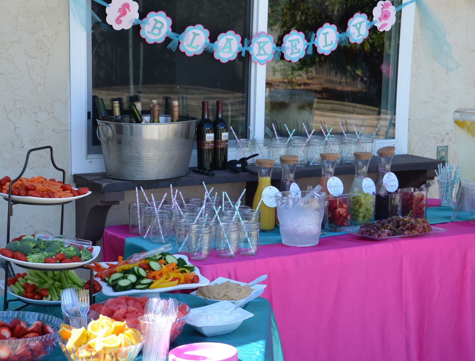 Amanda Sarver Villy Baby Shower Under The Sea Blog Sbooking Food And Mimosa Bar