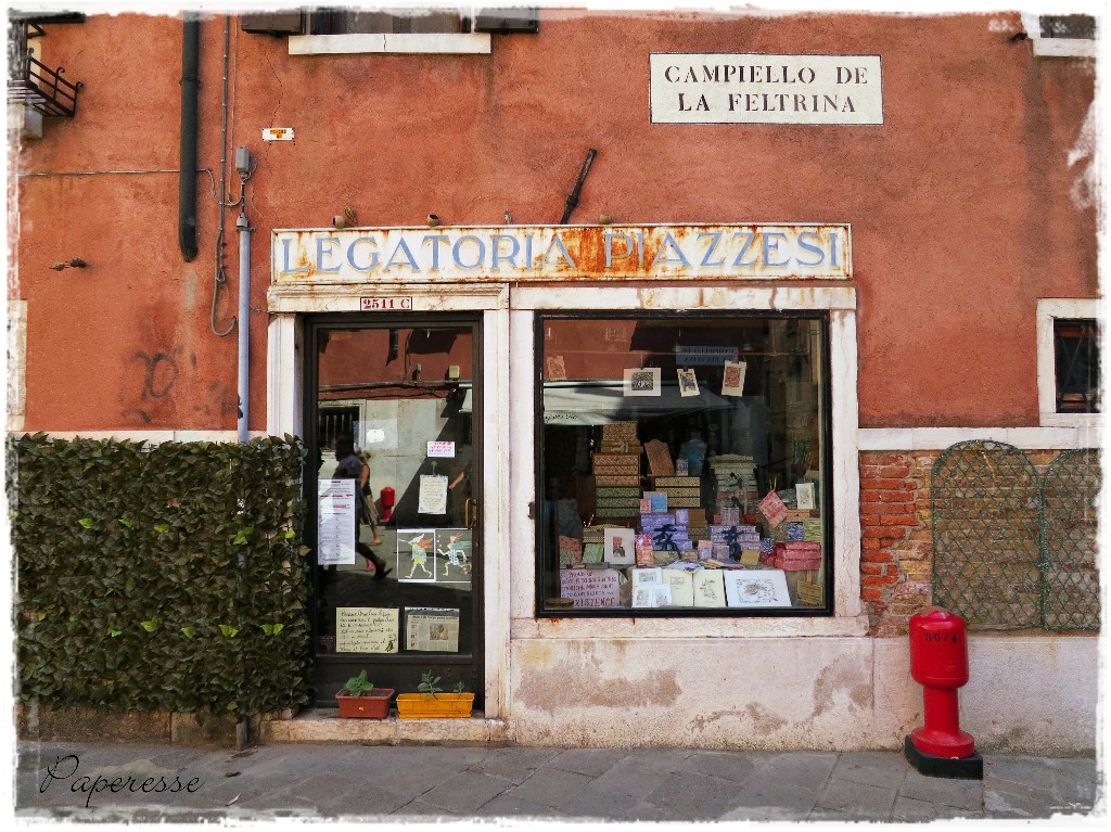Italy's oldest paper shop in Venice, Italy Paperesse