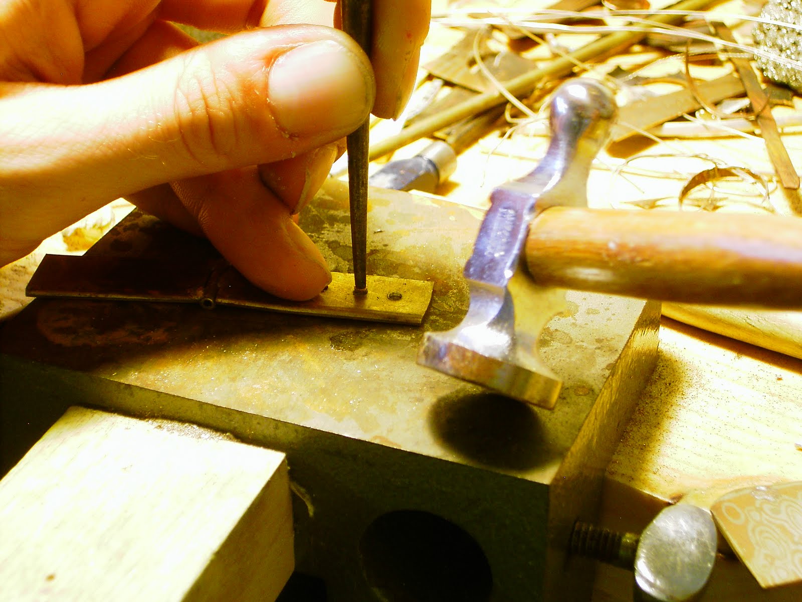 Daniel Icaza Artist & Metalsmith Seventh Entry How to Rivet (Basic