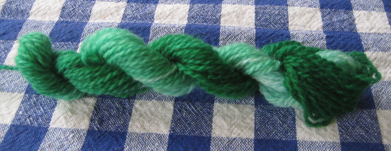 ChemKnits Dip Dyeing Yarn on the Stove