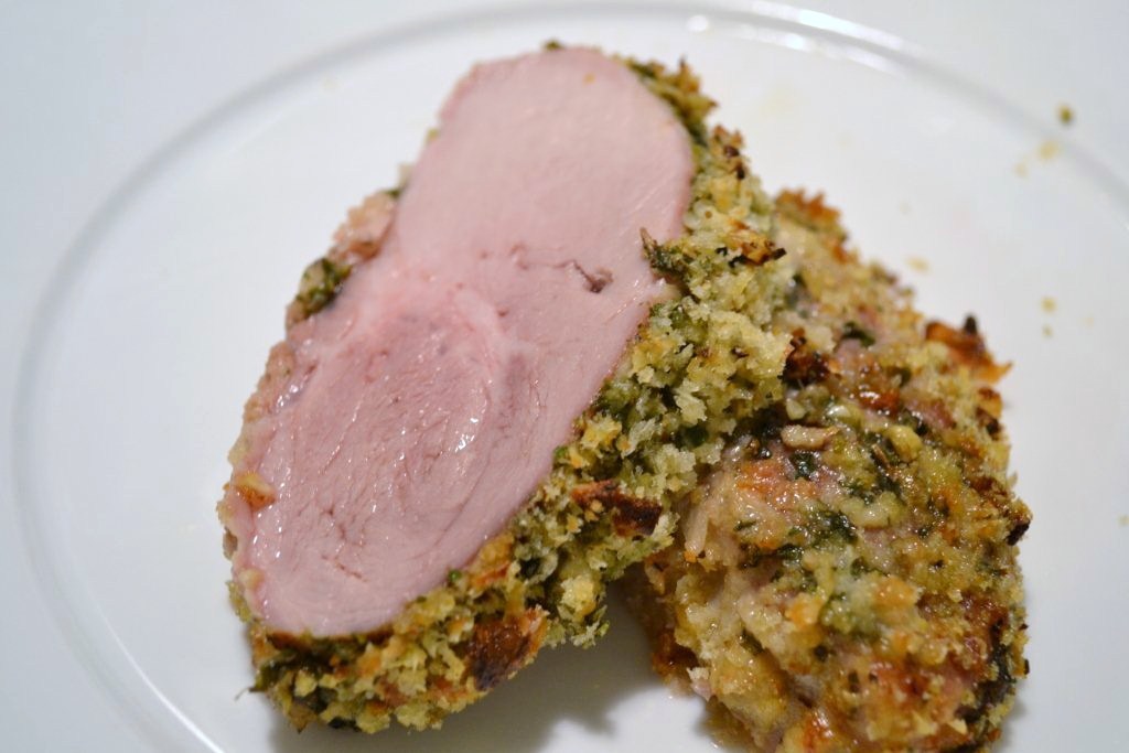 Kitchen Escapes Herb Crusted Pork Roast