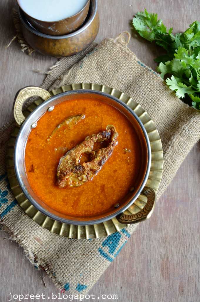 Fish Curry with Mustard Paste & Coconut Milk Jopreetskitchen
