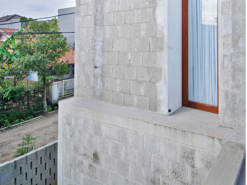 TFQ architects Rumah dengan menggunakan bata beton