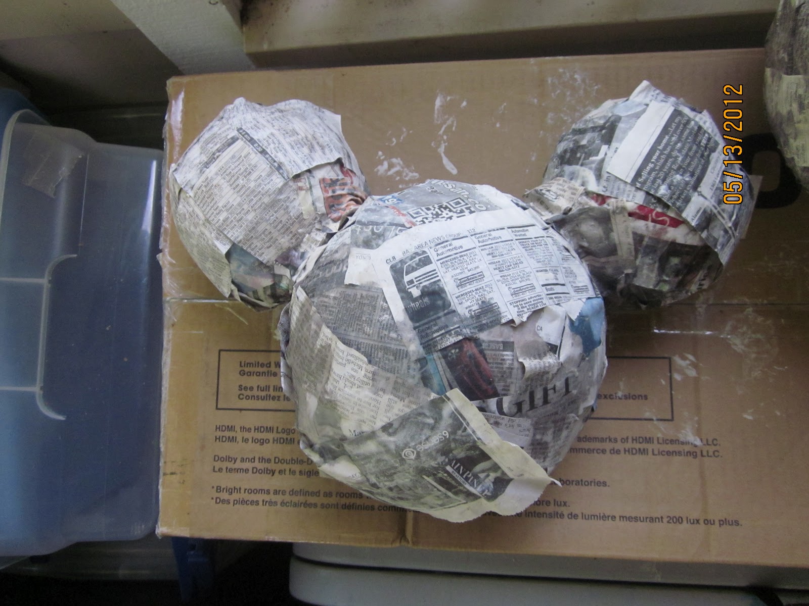 Sew Crafty Mommy Paper Mache Pinata