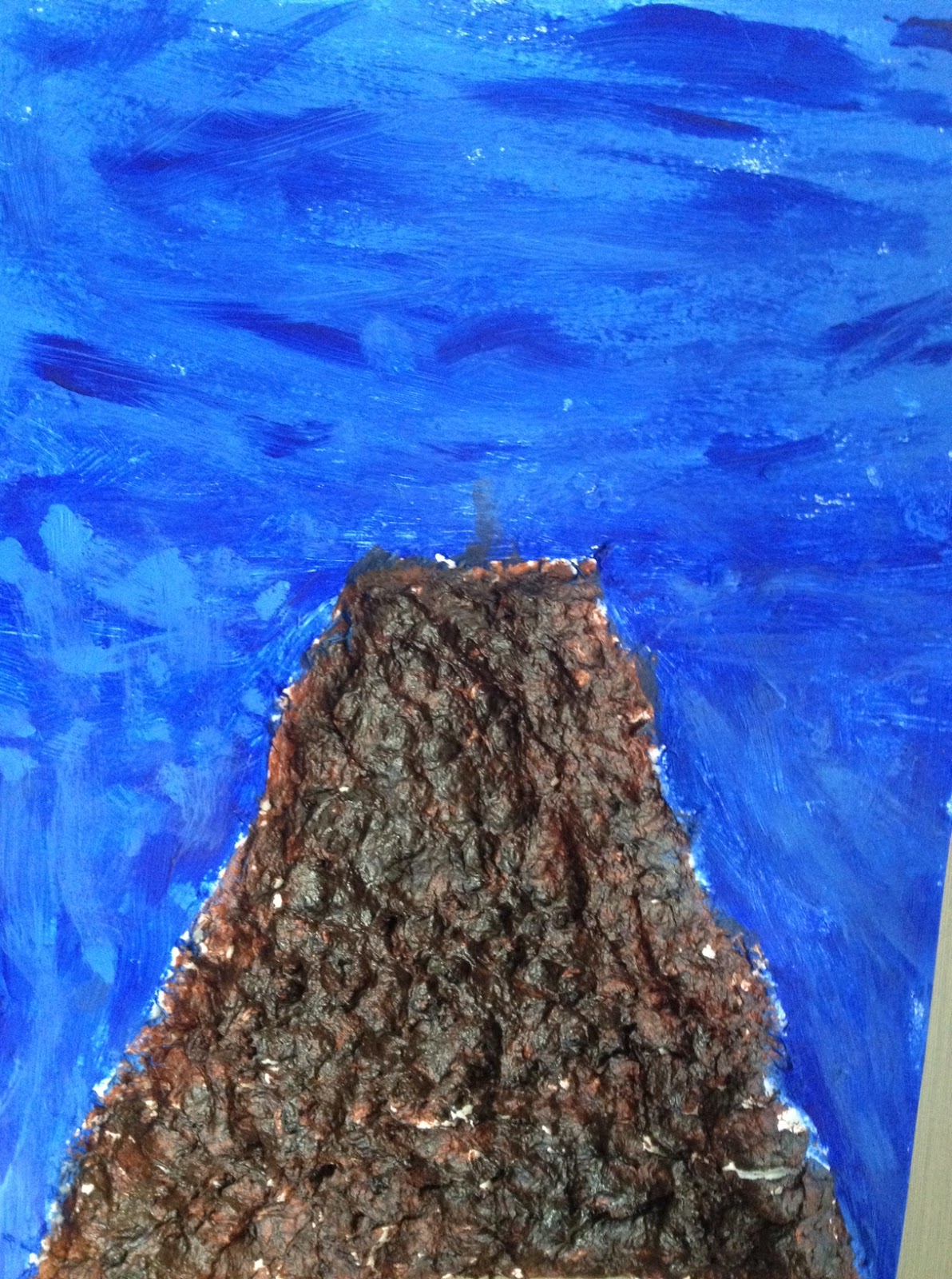 Our Worldwide Classroom Volcano's from Tissue Paper
