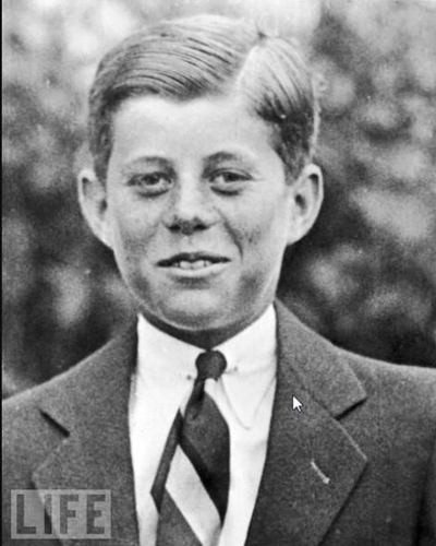 John F. Kennedy, 10 Years Old, ...