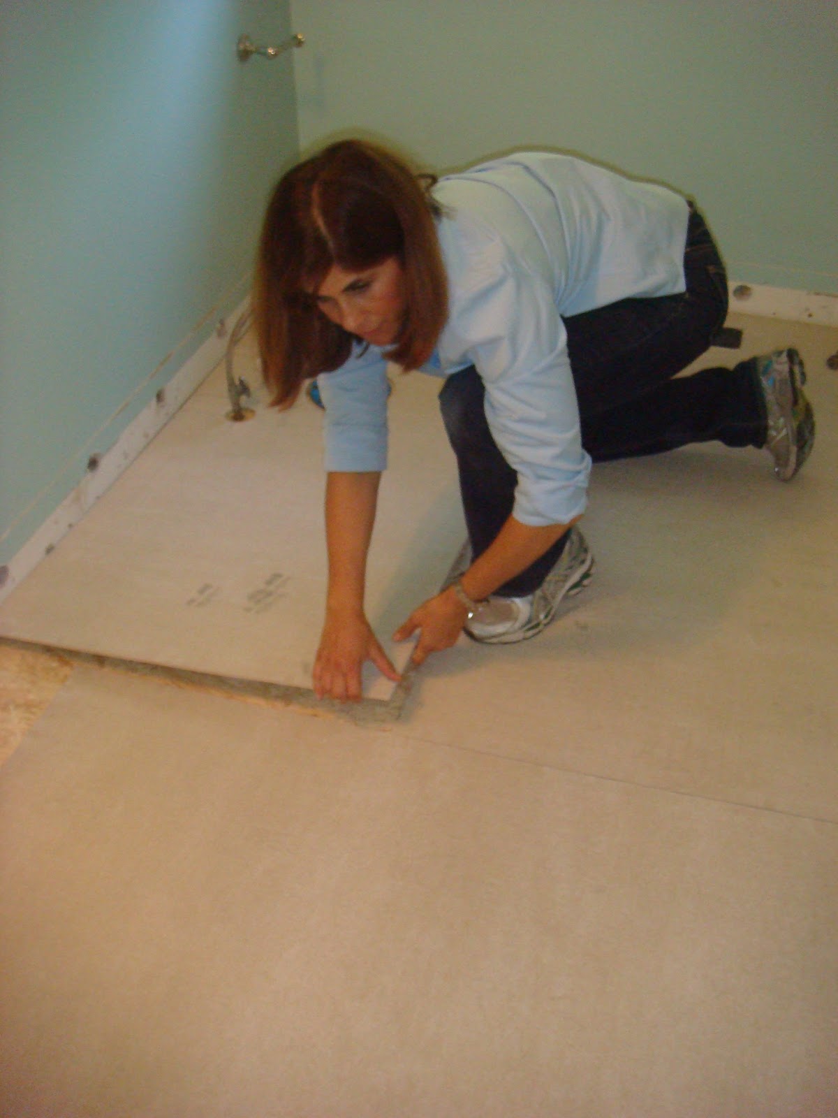 It's Just that Simple! Mrs. FIXIT Install Cement Backerboard
