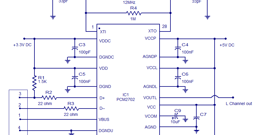 Schema Carte son USB pour PC usb flash drive wiring diagram 