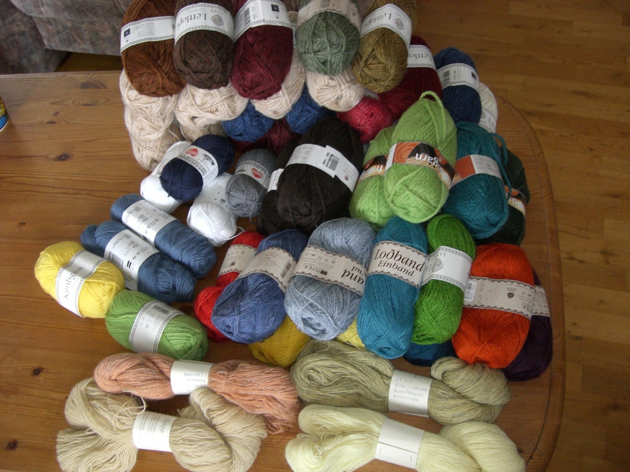 Handavinnublogg 10 lbs of yarn