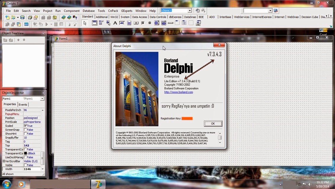 Delphi7 Full Edition v7.3.4.3 Build 20110801 Delphi7 Full Edition v7.3.4.3 Build 20110801