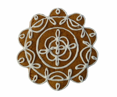 decorated gingerbread cookie