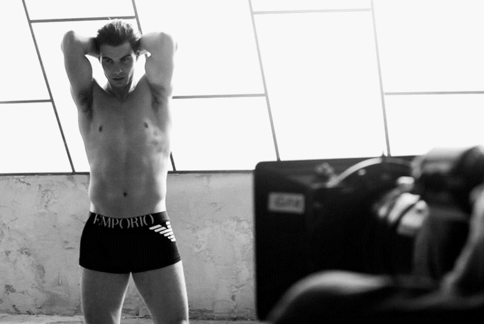 EMPORIO ARMANI Underwear S/S 2011 Ad - Rafael Nadal amp; Megan Fox by Mert Alas rafael nadal armani underwear ad. EMPORIO ARMANI Underwear S/S 2011 Ad - Rafael Nadal amp; Megan Fox by Mert Alas