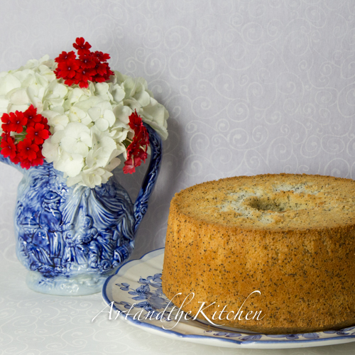 Chiffon Poppy Seed Cake Art and the Kitchen