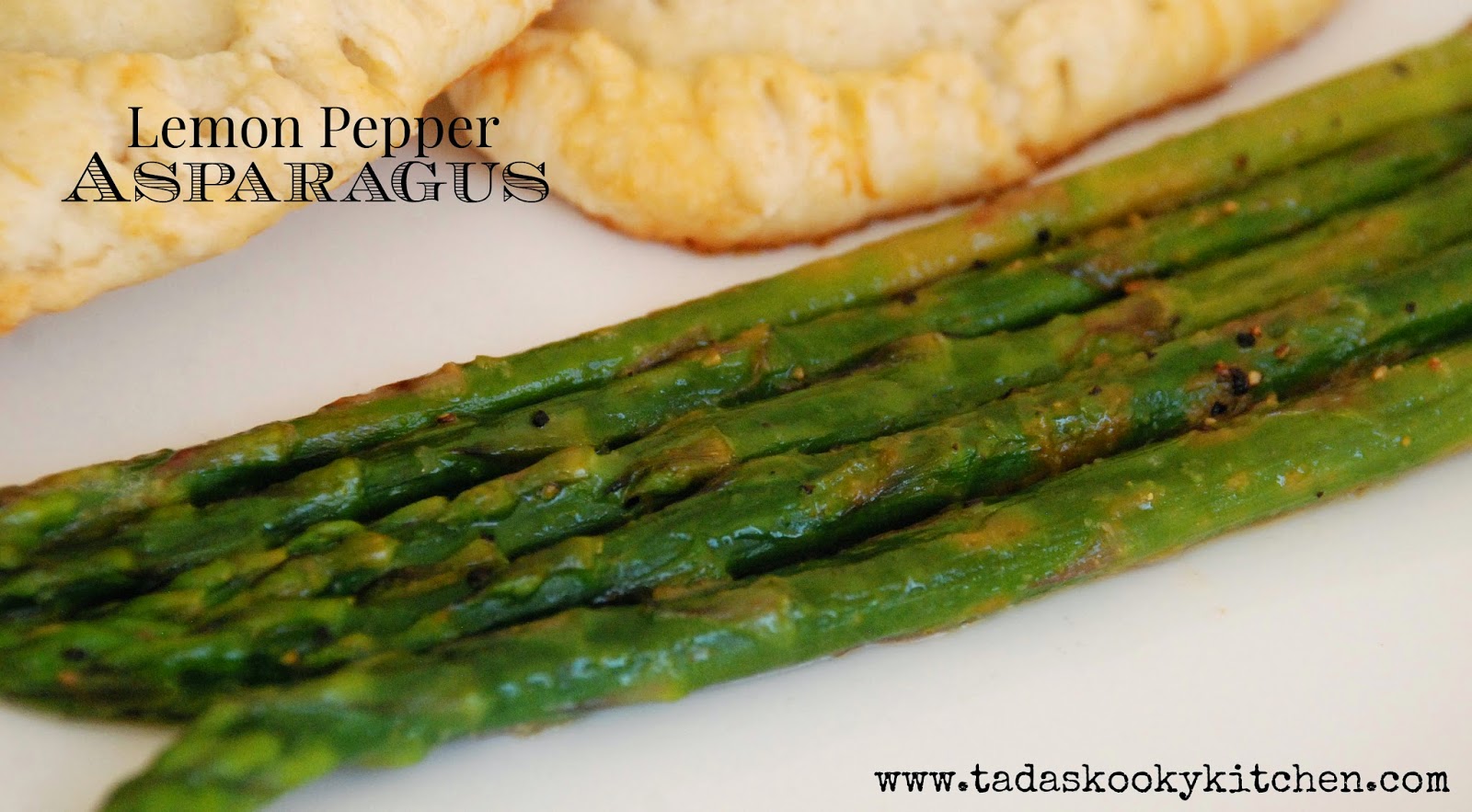 Tada's Kooky Kitchen Lemon Pepper Asparagus