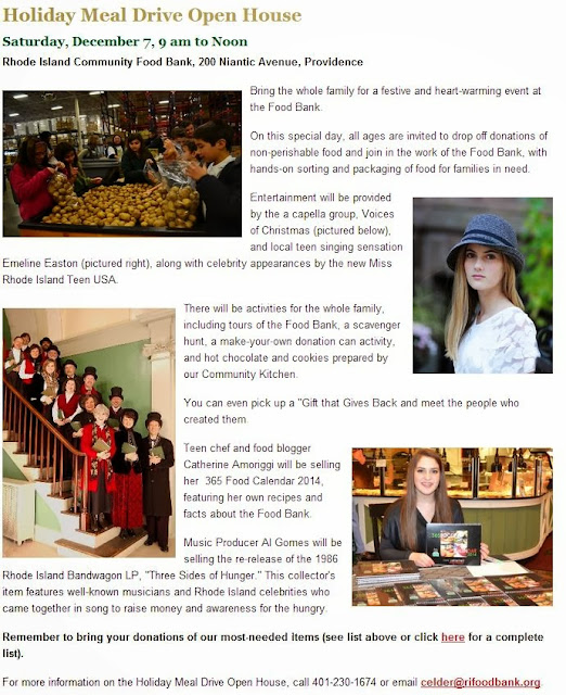 Progressive Charlestown RI Community Food Bank Open House on Saturday