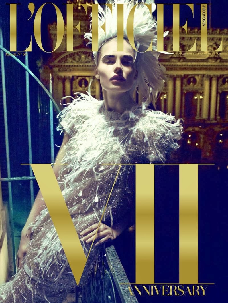 Isabel Scholten HQ Pictures L’Officiel Singapore Magazine Photoshoot March 2014 By ChuanDo & Frey