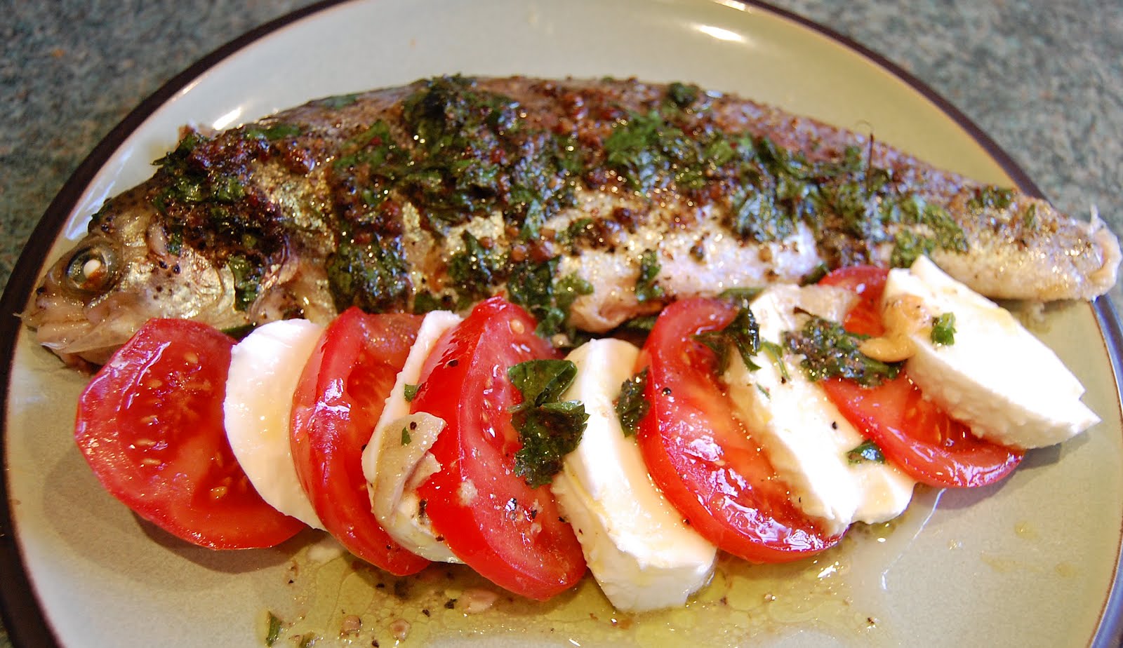 mugofstrongtea Trout in paper? Truite en papillote?